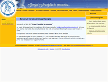 Tablet Screenshot of gruppifamigliaincammino.it